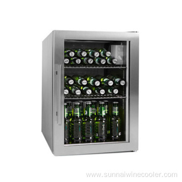 Glass Door Small Bar Wine and Beverage Refrigeraor